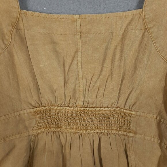 Sundance Yellow Sleeveless Sundress Midi - Picture 10 of 16